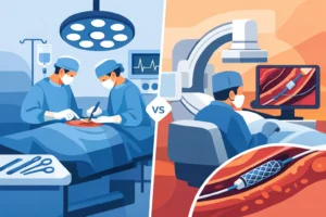 Cirugia abierta vs endovascular: qué conviene