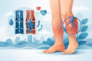 Piernas hinchadas por insuficiencia venosa