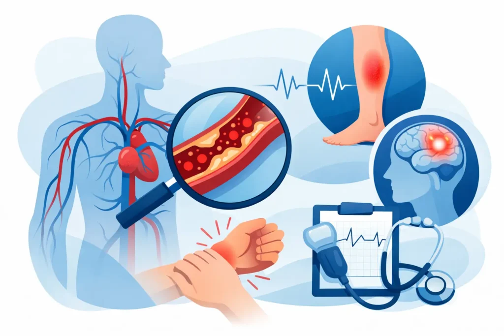 Angiología vascular y señales que exigen estudio