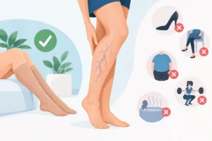 Errores comunes al tratar várices: evítelos