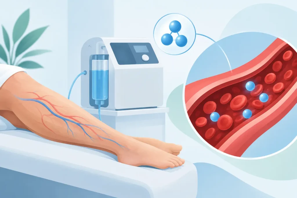 Ozonoterapia para enfermedad vascular y evidencia