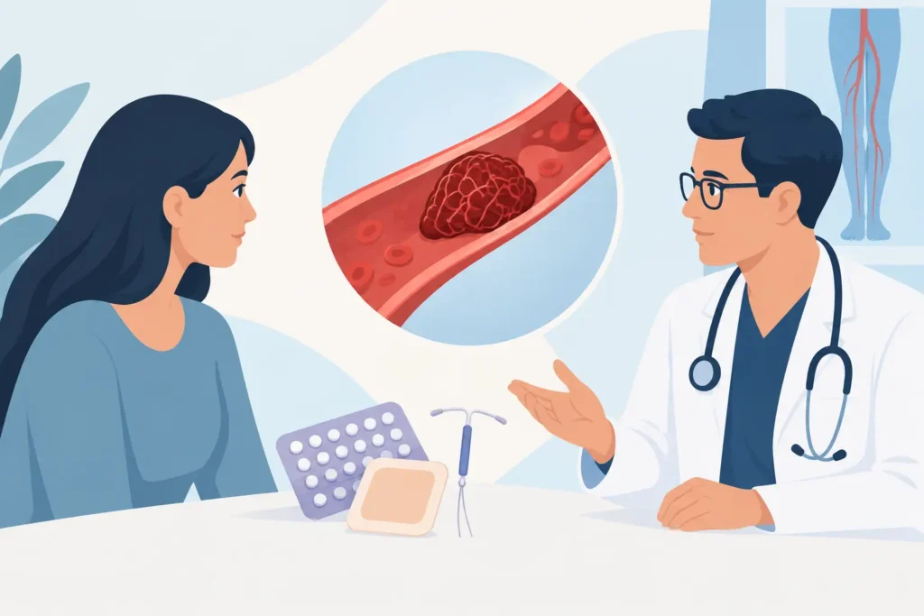 Anticonceptivos y riesgo de trombosis: angiólogo